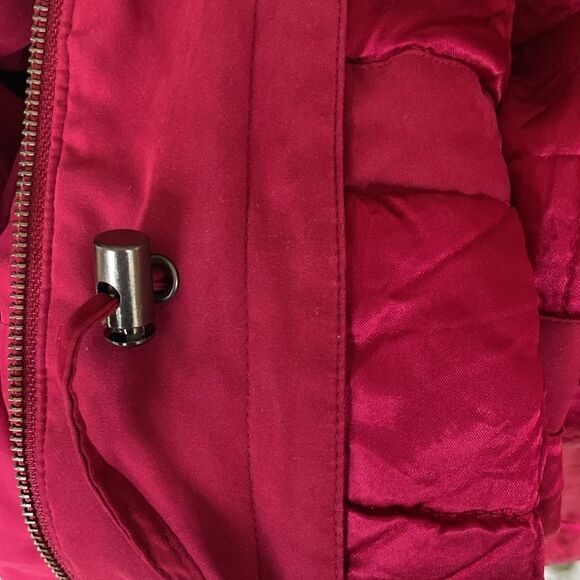 London Fog Little Red Riding Hood Lined Hooded Jacket Size Women’s S - Picture 11 of 12